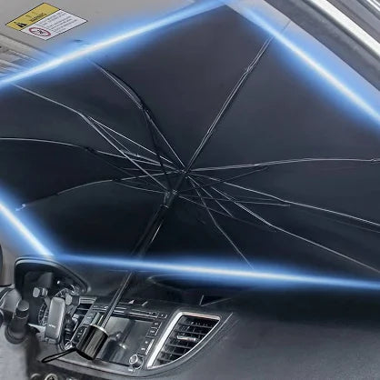 Foldable Car Windshield Sunshade - UV Heat Block Umbrella